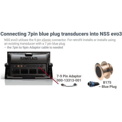 Connecting 7pin blue plug transducers into NSS evo3